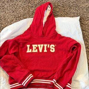 Levi's Bold Red Kids Hoodie